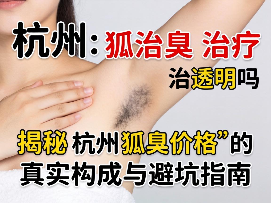 杭州狐臭治疗价格透明吗？揭秘杭州狐臭治疗价格的真实构成与避坑指南