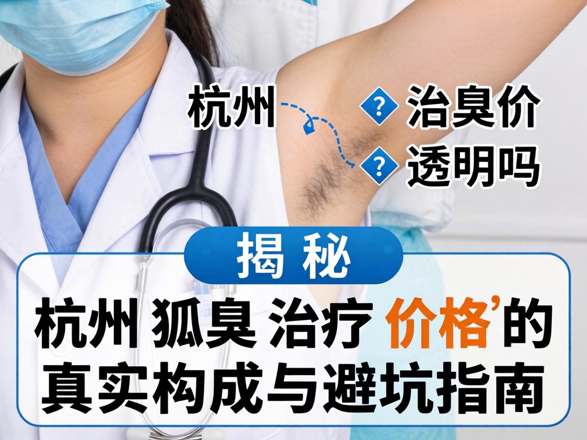 杭州狐臭治疗价格透明吗？揭秘杭州狐臭治疗价格的真实构成与避坑指南