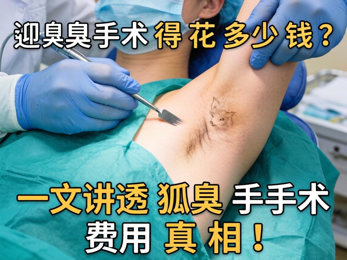 杭州狐臭手术得花多少钱？一文讲透狐臭手术费用真相！