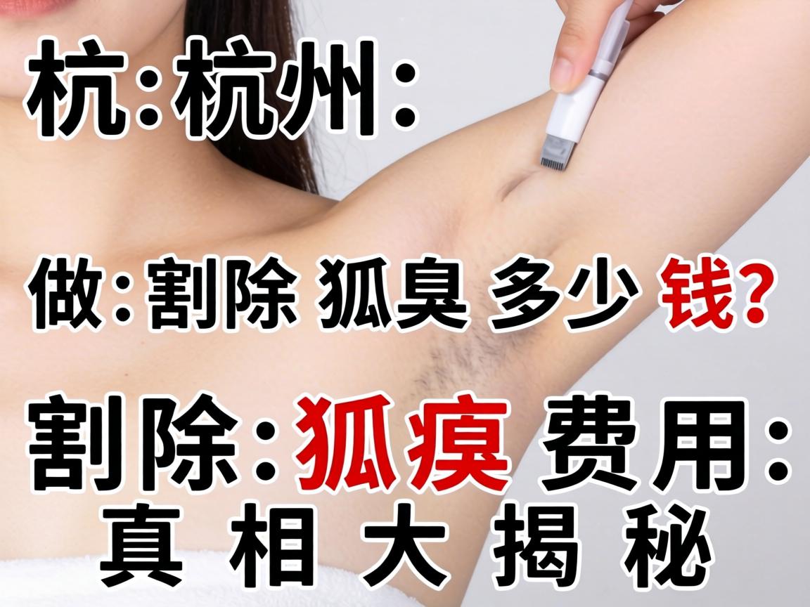 杭州做割除狐臭多少钱?割除狐臭费用真相大揭秘 杭州做割除狐臭多少钱?割除狐臭费用真相大揭秘