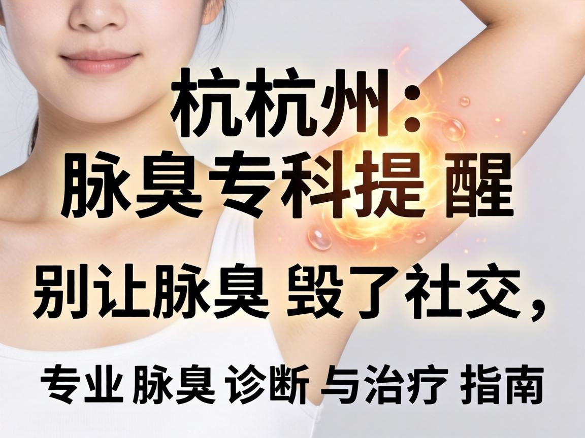 杭州腋臭专科提醒，别让腋臭毁了社交，专业腋臭诊断与治疗指南