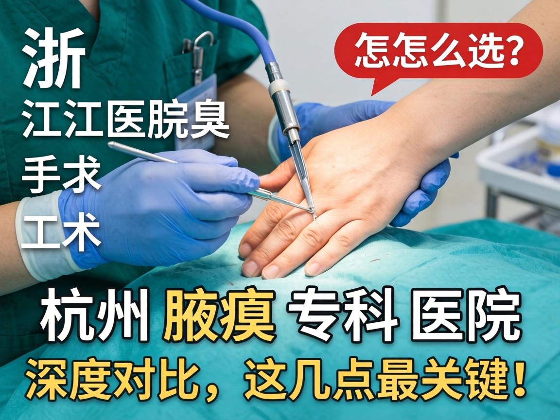 浙江腋臭手术医院怎么选?杭州腋臭专科医院深度对比,这几点最关键! 浙江腋臭手术医院怎么选?杭州腋臭专科医院深度对比,这几点最关键!