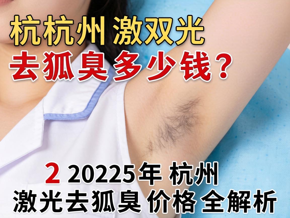 杭州激光去狐臭多少钱?2025年杭州激光去狐臭价格全解析 杭州激光去狐臭多少钱?2025年杭州激光去狐臭价格全解析