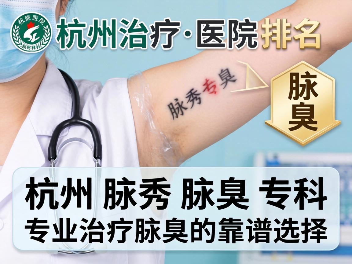 杭州治疗腋臭医院排名，杭州腋秀腋臭专科，专业治疗腋臭的靠谱选择