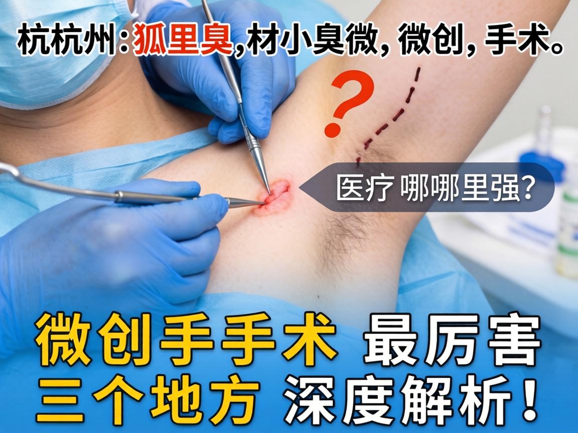 杭州狐臭微创手术哪里强？微创手术最厉害三个地方深度解析！
