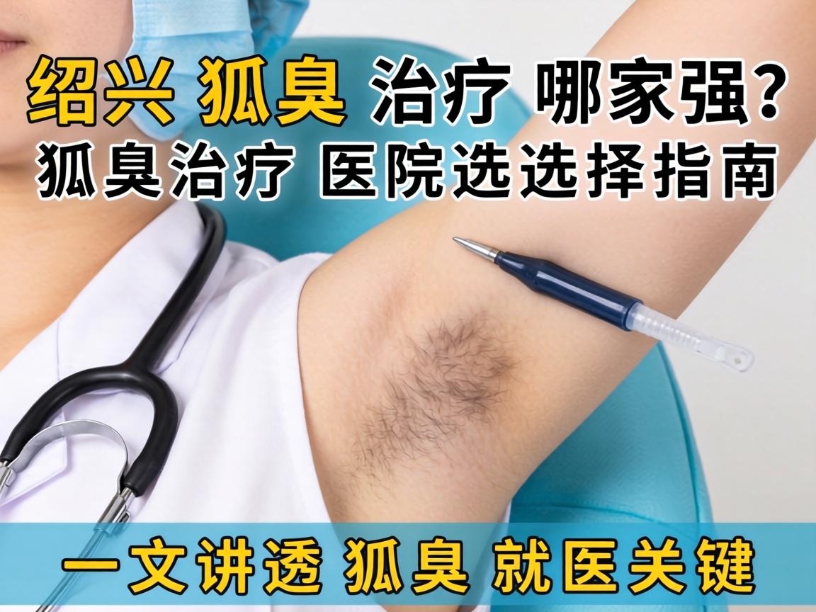 绍兴狐臭治疗哪家强？狐臭治疗医院选择指南，一文讲透狐臭就医关键