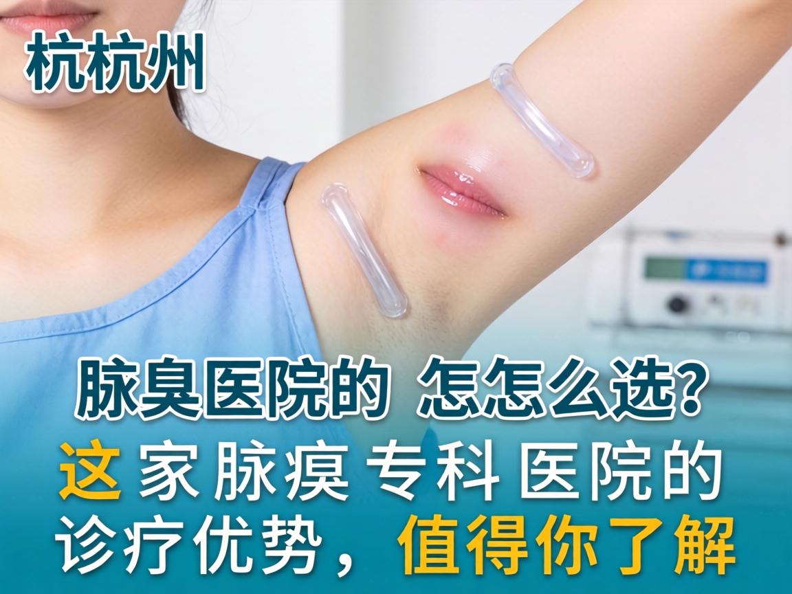 杭州腋臭医院怎么选？这家腋臭专科医院的诊疗优势，值得你了解