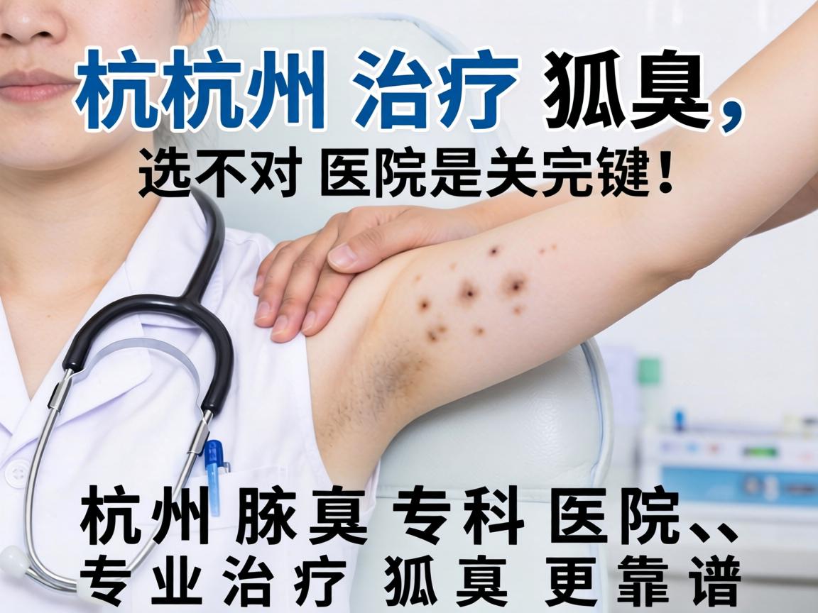 杭州治疗狐臭,选对医院是关键!杭州腋臭专科医院,专业治疗狐臭更靠谱 杭州治疗狐臭,选对医院是关键!杭州腋臭专科医院,专业治疗狐臭更靠谱
