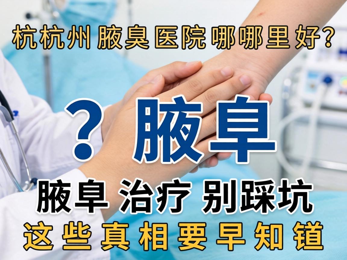 杭州腋臭医院哪里好?腋臭治疗别踩坑,这些真相要早知道 杭州腋臭医院哪里好?腋臭治疗别踩坑,这些真相要早知道