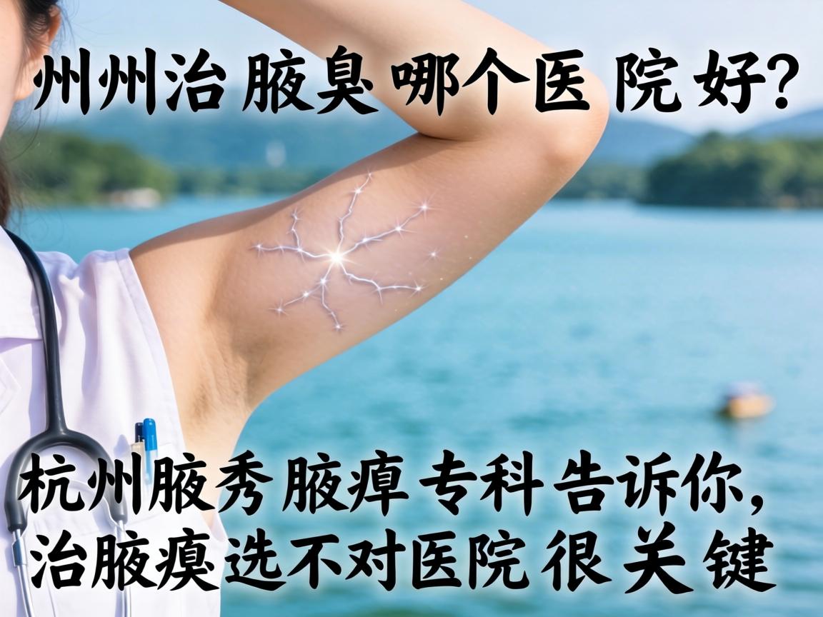 湖州治腋臭哪个医院好？杭州腋秀腋臭专科告诉你，治腋臭选对医院很关键