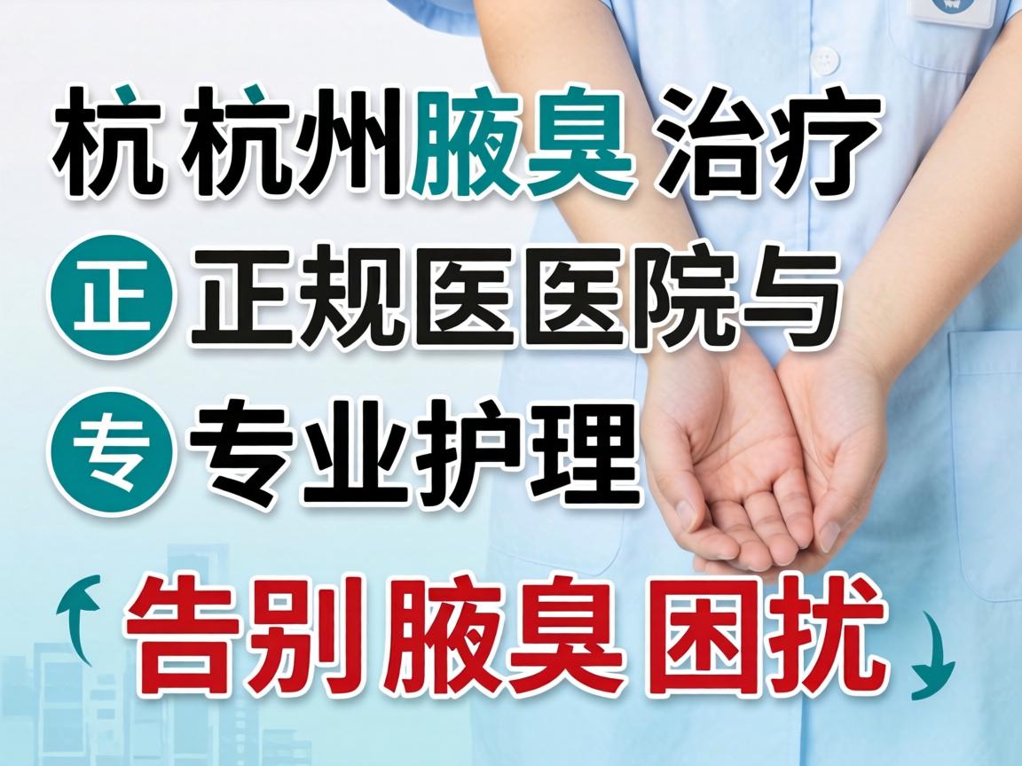 杭州腋臭治疗,正规医院与专业护理,告别腋臭困扰 杭州腋臭治疗,正规医院与专业护理,告别腋臭困扰