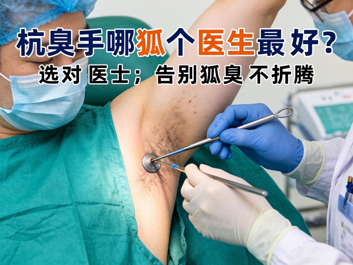 杭州狐臭手术哪个医生最好?选对医生,告别狐臭不折腾 杭州狐臭手术哪个医生最好?选对医生,告别狐臭不折腾