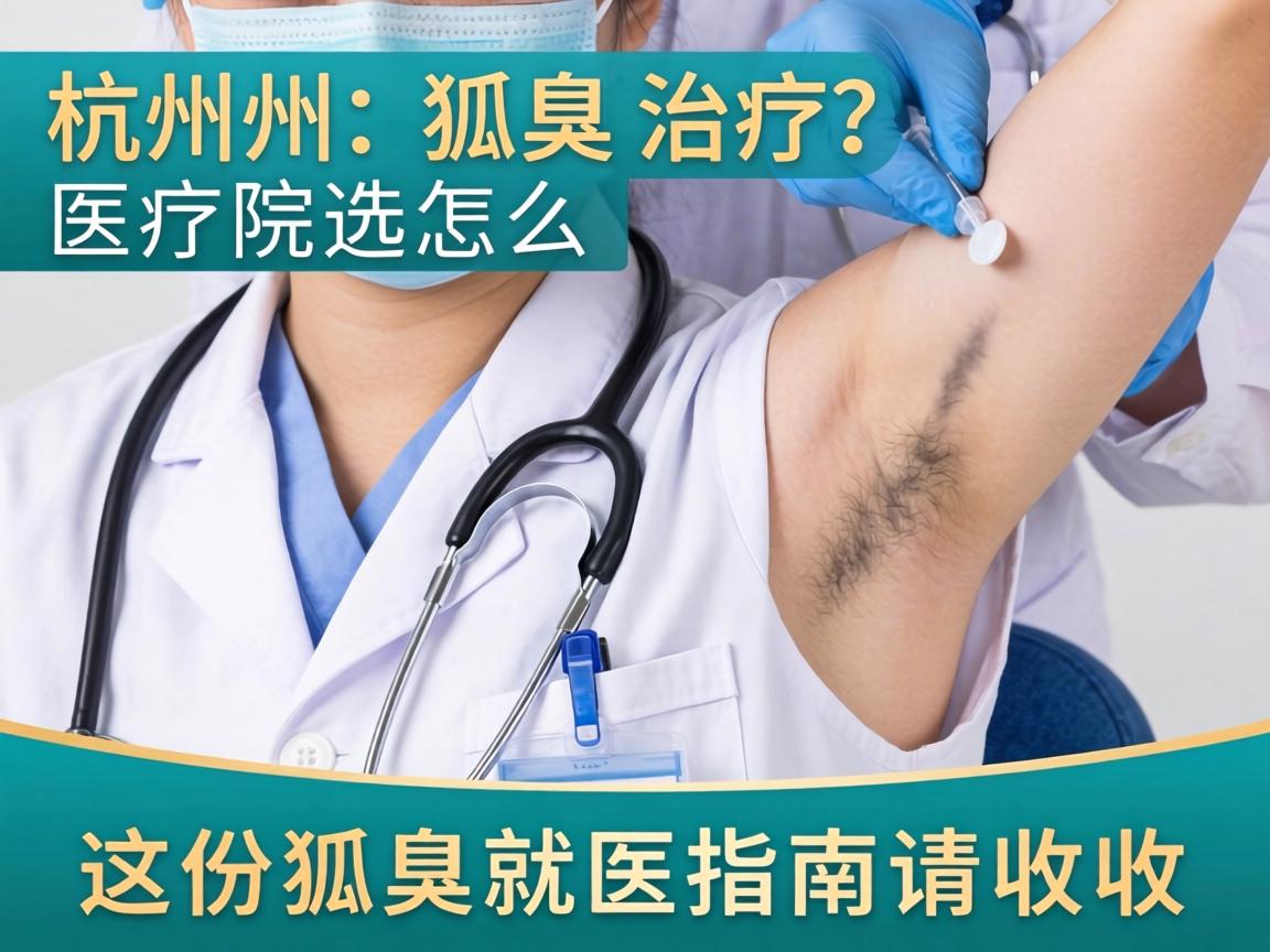 杭州狐臭治疗医院怎么选？这份狐臭就医指南请收好
