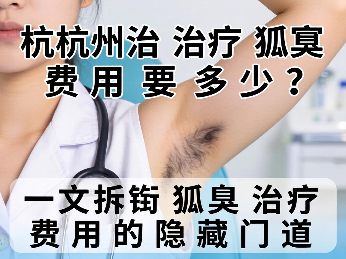 杭州治疗狐臭费用要多少?一文拆解狐臭治疗费用的隐藏门道 杭州治疗狐臭费用要多少?一文拆解狐臭治疗费用的隐藏门道