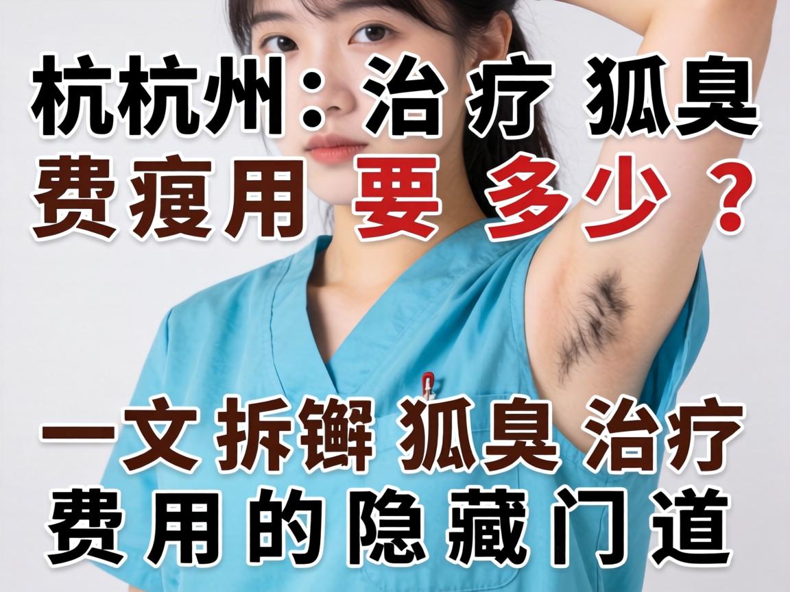 杭州治疗狐臭费用要多少?一文拆解狐臭治疗费用的隐藏门道 杭州治疗狐臭费用要多少?一文拆解狐臭治疗费用的隐藏门道
