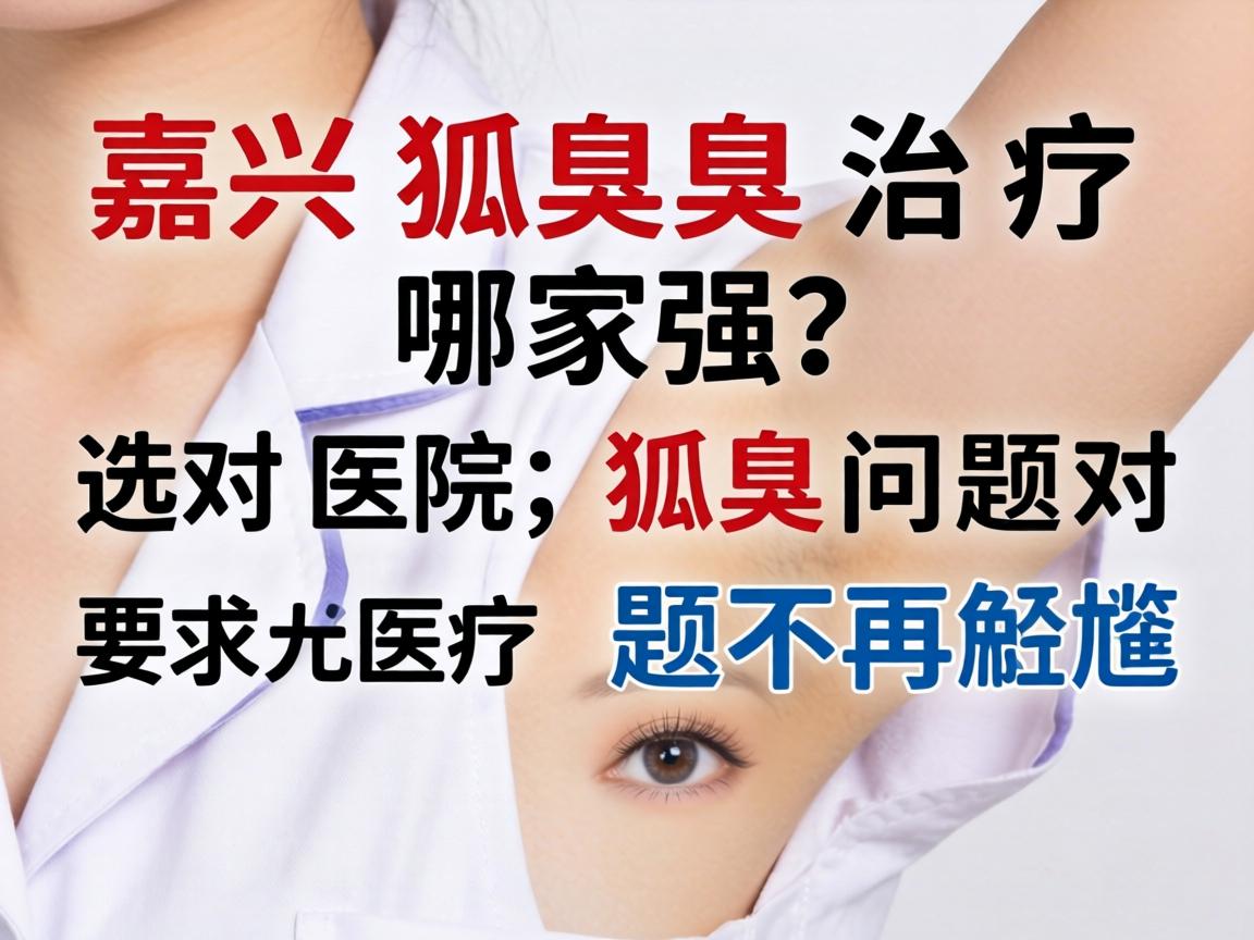 嘉兴狐臭治疗哪家强？选对医院，狐臭问题不再尴尬
