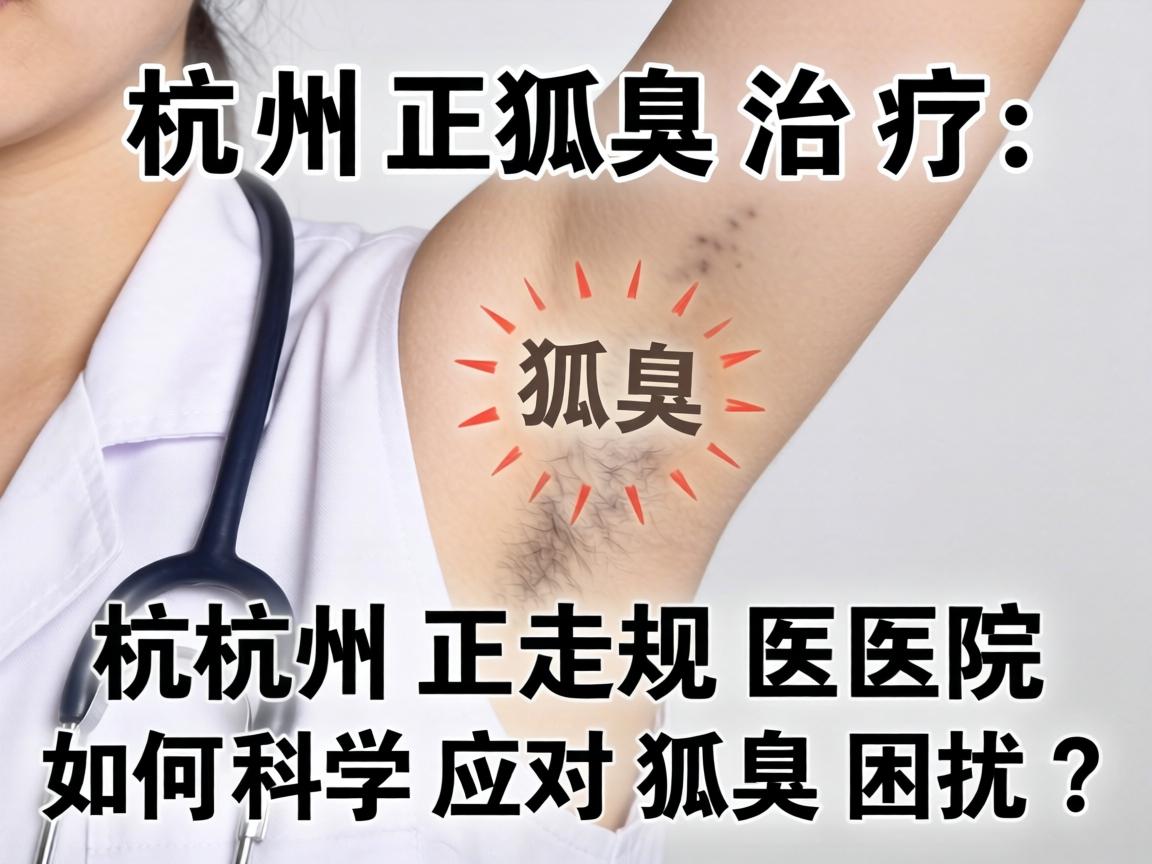 杭州狐臭治疗，杭州正规医院如何科学应对狐臭困扰？