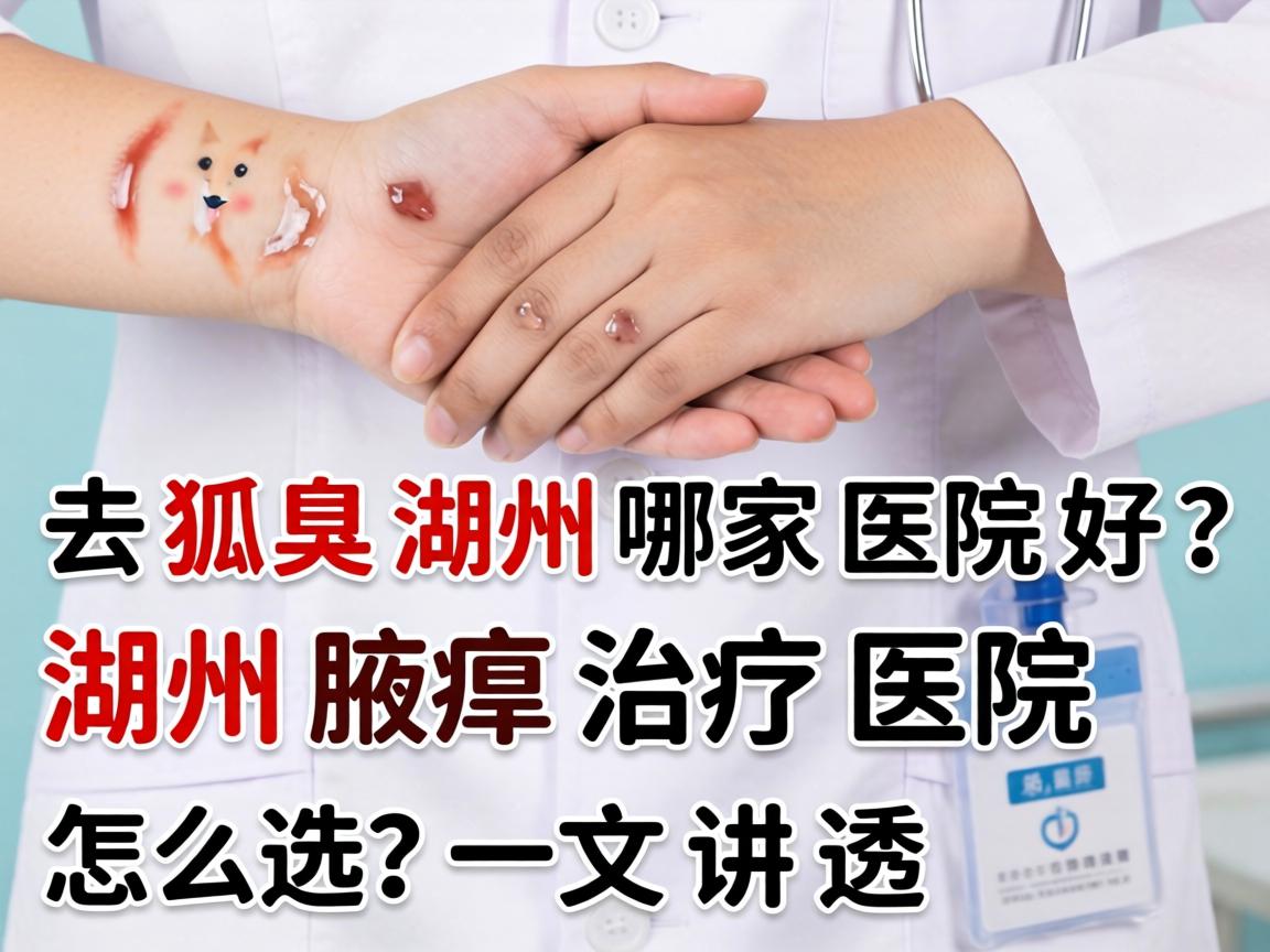 去狐臭湖州哪家医院好？湖州腋臭治疗医院怎么选？一文讲透