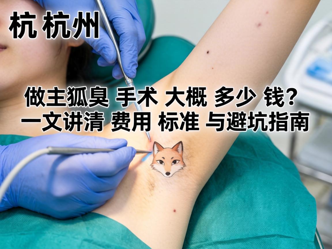 杭州做狐臭手术大概多少钱？一文讲清费用标准与避坑指南