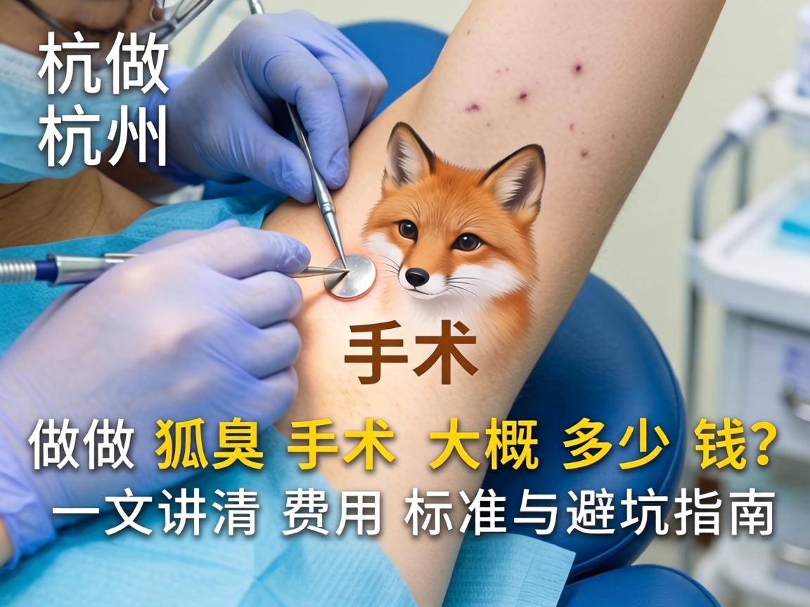 杭州做狐臭手术大概多少钱？一文讲清费用标准与避坑指南