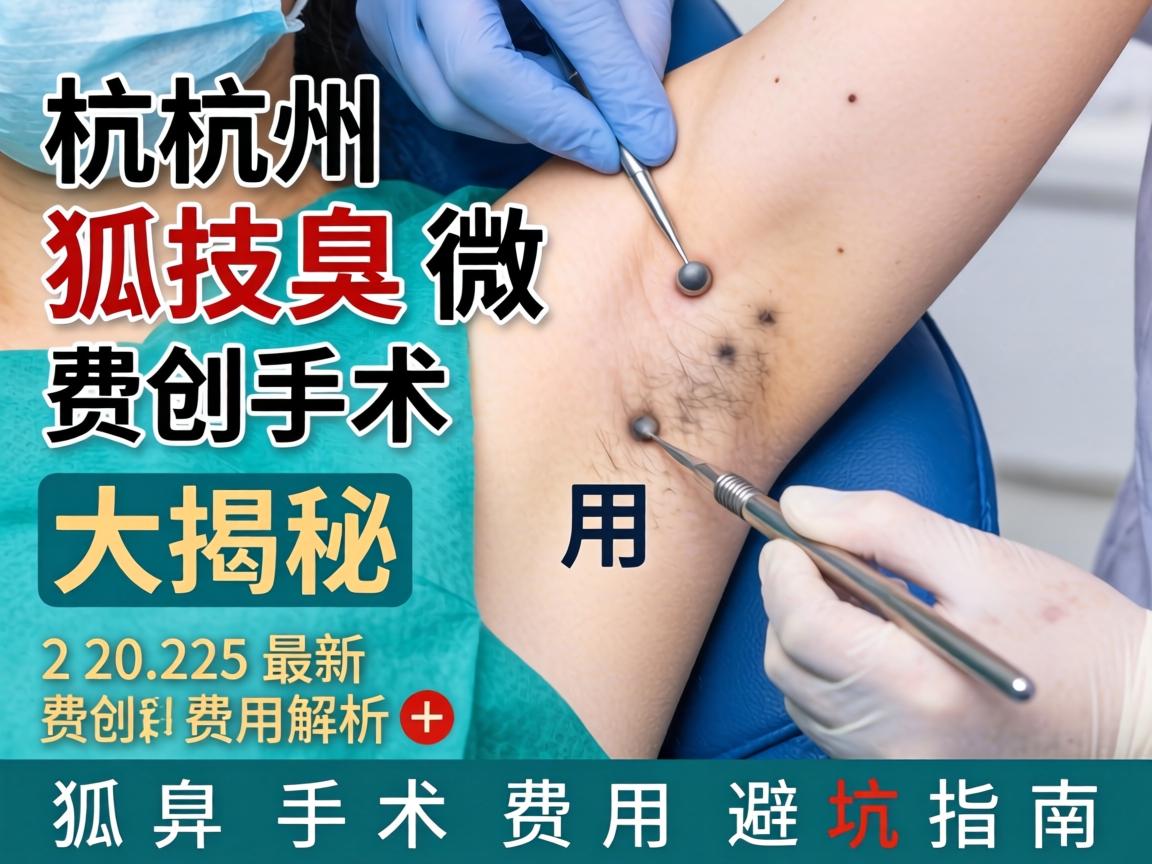 杭州狐臭微创手术费用大揭秘，2025最新费用解析+狐臭手术费用避坑指南