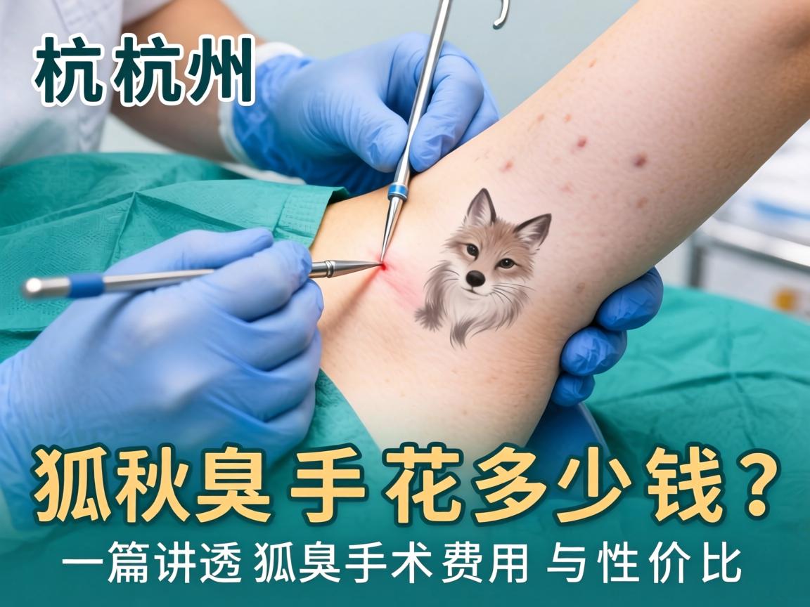 杭州狐臭手术花多少钱？一篇讲透狐臭手术费用与性价比