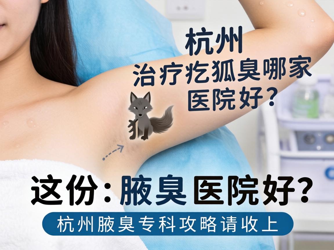 杭州治疗狐臭哪家医院好?这份杭州腋臭专科攻略请收好 杭州治疗狐臭哪家医院好?这份杭州腋臭专科攻略请收好