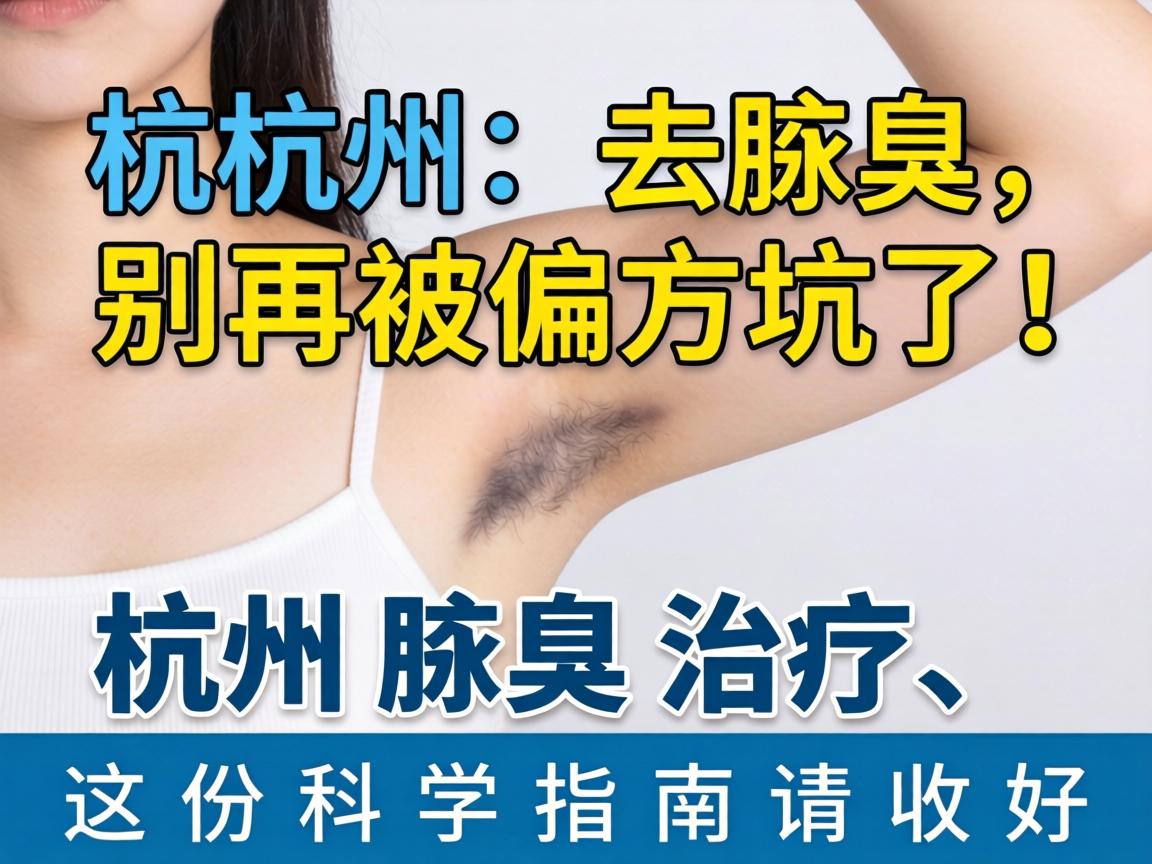 杭州去腋臭,别再被偏方坑了!杭州腋臭治疗,这份科学指南请收好 杭州去腋臭,别再被偏方坑了!杭州腋臭治疗,这份科学指南请收好