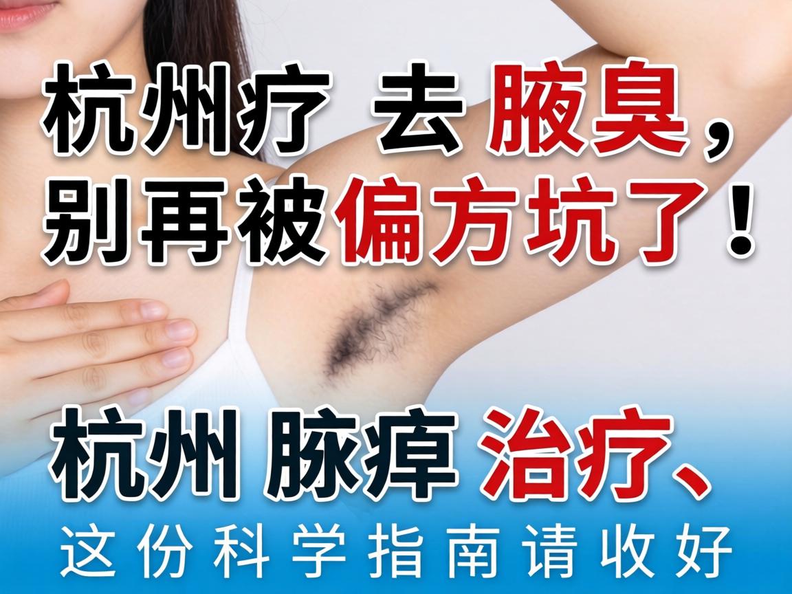 杭州去腋臭,别再被偏方坑了!杭州腋臭治疗,这份科学指南请收好 杭州去腋臭,别再被偏方坑了!杭州腋臭治疗,这份科学指南请收好