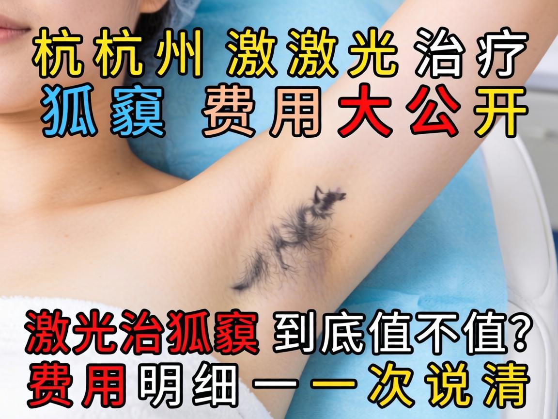 杭州激光治疗狐臭费用大公开,激光治狐臭到底值不值?费用明细一次说清 杭州激光治疗狐臭费用大公开,激光治狐臭到底值不值?费用明细一次说清