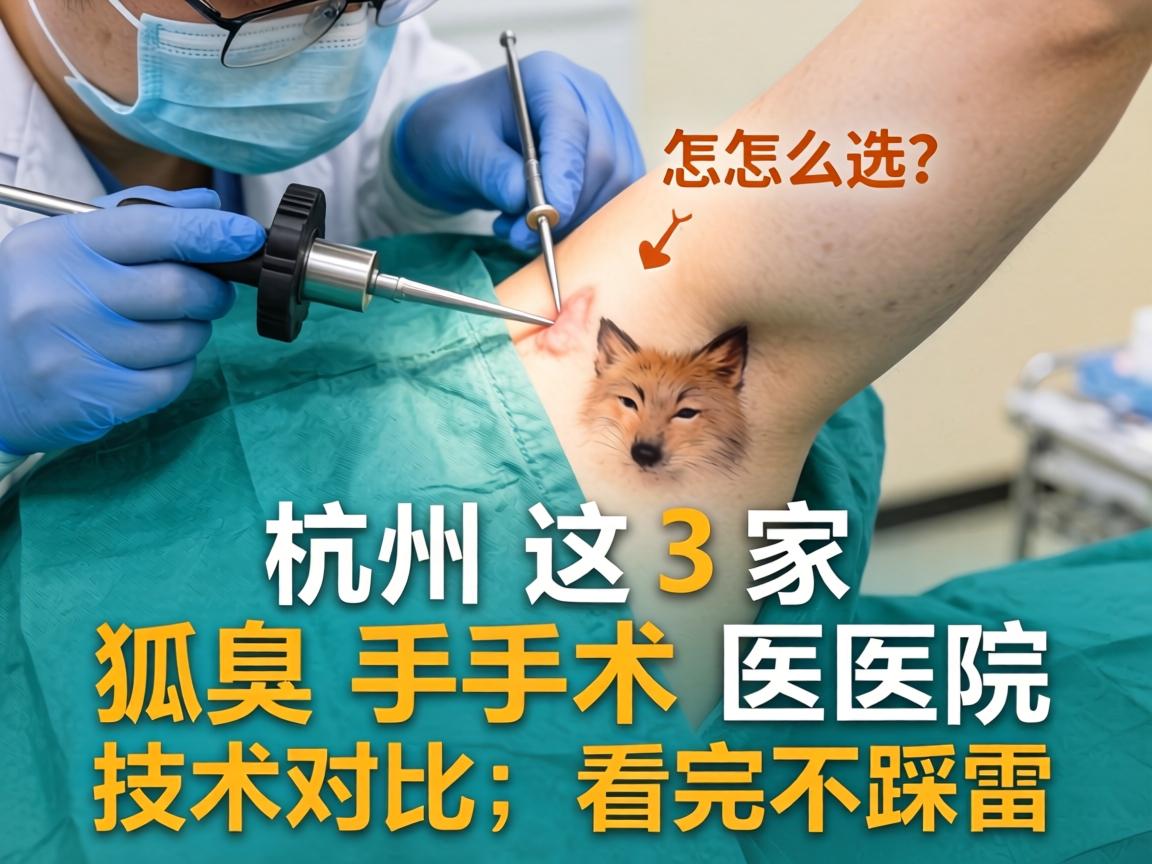 杭州狐臭手术医院怎么选?杭州这3家狐臭手术医院技术对比,看完不踩雷 杭州狐臭手术医院怎么选?杭州这3家狐臭手术医院技术对比,看完不踩雷