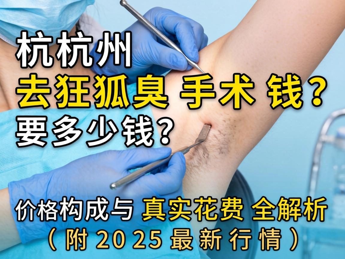 杭州去狐臭手术要多少钱?价格构成与真实花费全解析(附2025最新行情) 杭州去狐臭手术要多少钱?价格构成与真实花费全解析(附2025最新行情)