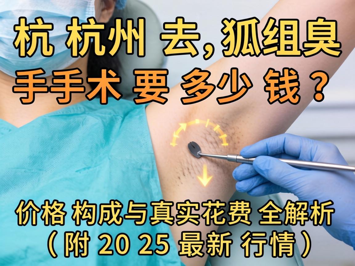 杭州去狐臭手术要多少钱?价格构成与真实花费全解析(附2025最新行情) 杭州去狐臭手术要多少钱?价格构成与真实花费全解析(附2025最新行情)