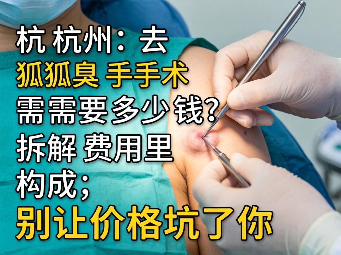 杭州去狐臭手术需要多少钱?拆解费用构成,别让价格坑了你 杭州去狐臭手术需要多少钱?拆解费用构成,别让价格坑了你