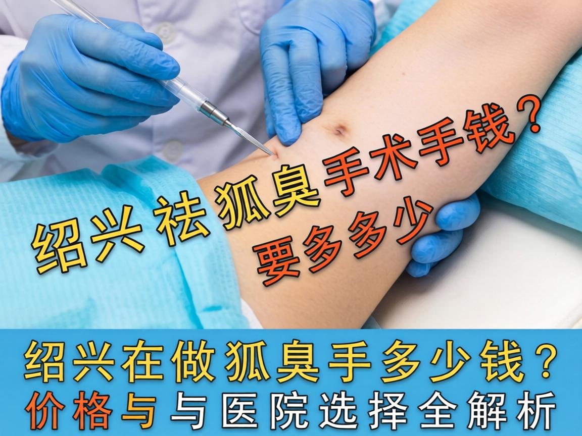 绍兴祛狐臭手术要多少钱？在绍兴做狐臭手术价格与医院选择全解析