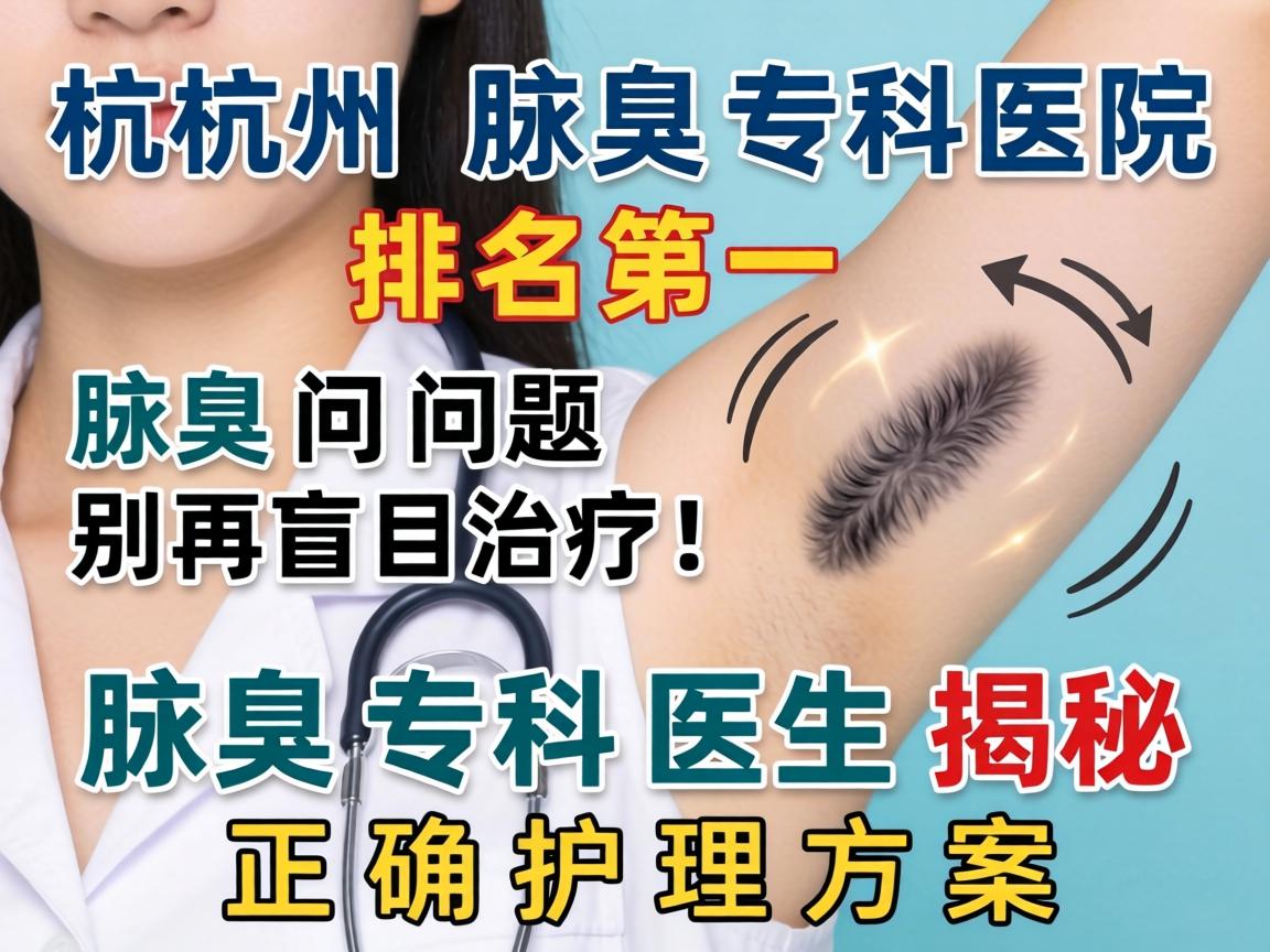 杭州腋臭专科医院排名第一,腋臭问题别再盲目治疗!腋臭专科医生揭秘正确护理方案 杭州腋臭专科医院排名第一,腋臭问题别再盲目治疗!腋臭专科医生揭秘正确护理方案