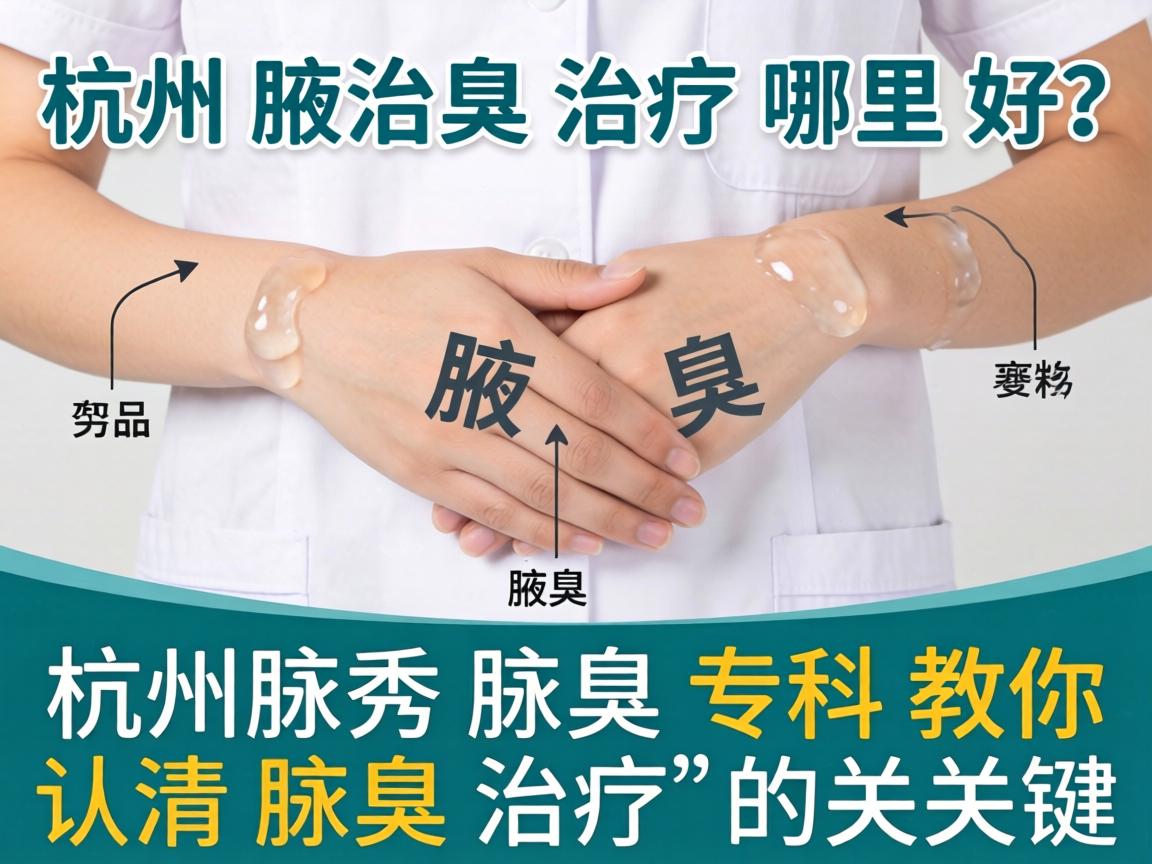 杭州腋臭治疗哪里好?杭州腋秀腋臭专科教你认清腋臭治疗的关键 杭州腋臭治疗哪里好?杭州腋秀腋臭专科教你认清腋臭治疗的关键