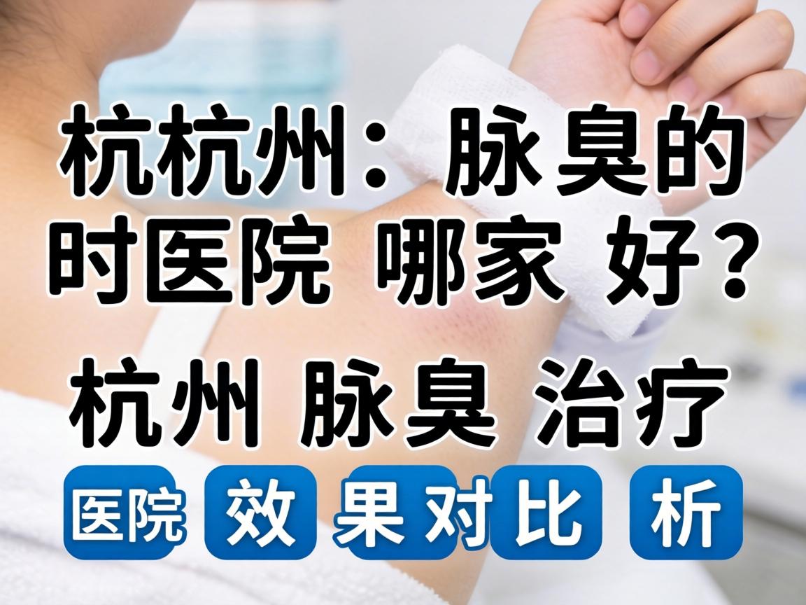 杭州腋臭医院哪家好？杭州腋臭治疗医院效果对比解析