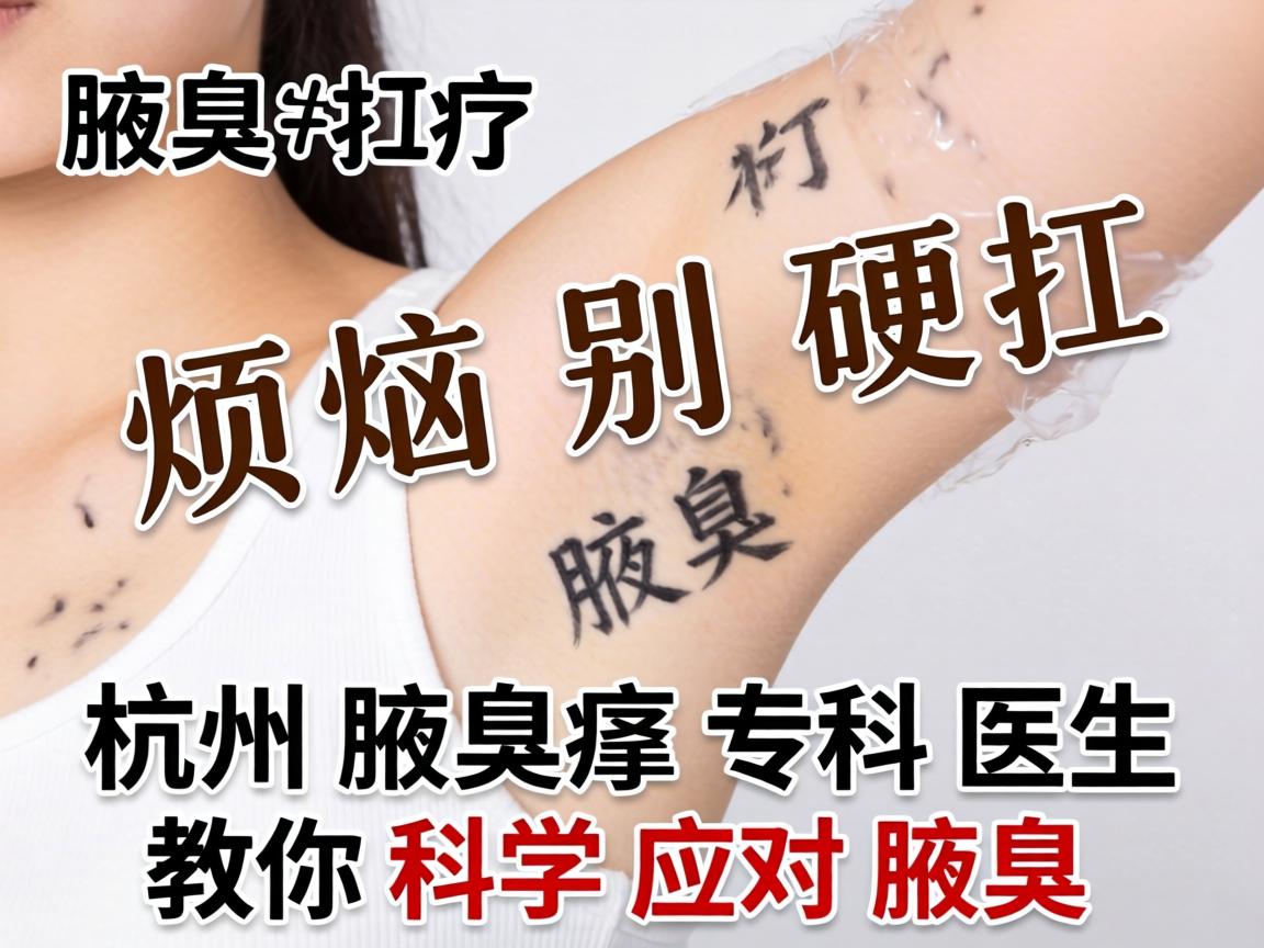 腋臭烦恼别硬扛,杭州腋臭专科医生教你科学应对腋臭 腋臭烦恼别硬扛,杭州腋臭专科医生教你科学应对腋臭