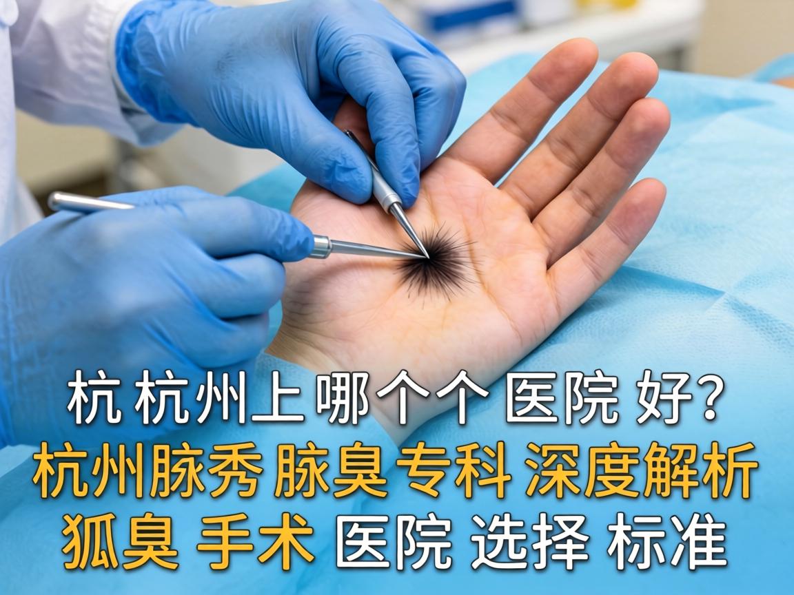 狐臭手术杭州哪个医院好?杭州腋秀腋臭专科深度解析狐臭手术医院选择标准 狐臭手术杭州哪个医院好?杭州腋秀腋臭专科深度解析狐臭手术医院选择标准