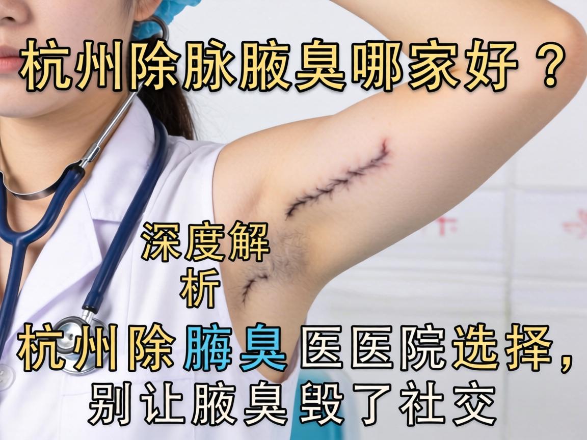 杭州除腋臭哪家好?深度解析杭州除腋臭医院选择,别让腋臭毁了社交 杭州除腋臭哪家好?深度解析杭州除腋臭医院选择,别让腋臭毁了社交