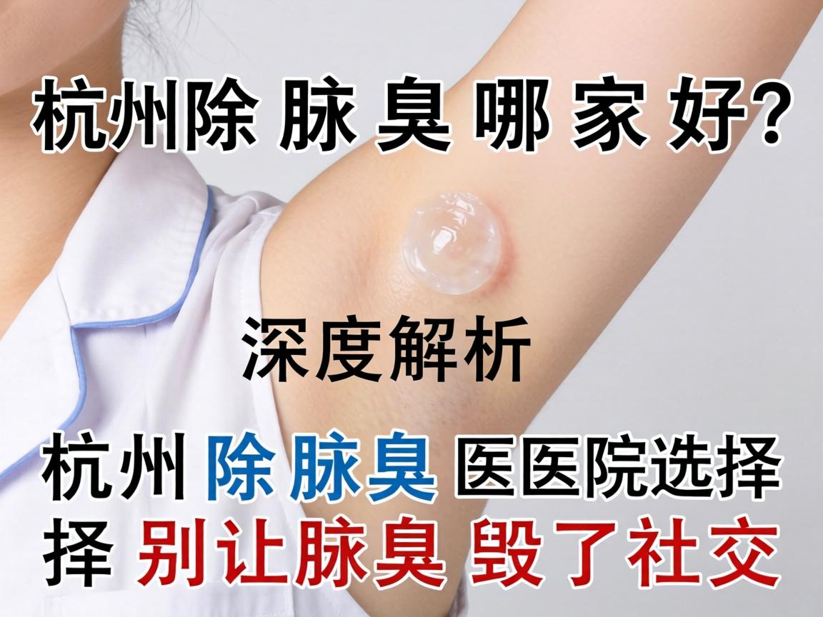 杭州除腋臭哪家好?深度解析杭州除腋臭医院选择,别让腋臭毁了社交 杭州除腋臭哪家好?深度解析杭州除腋臭医院选择,别让腋臭毁了社交