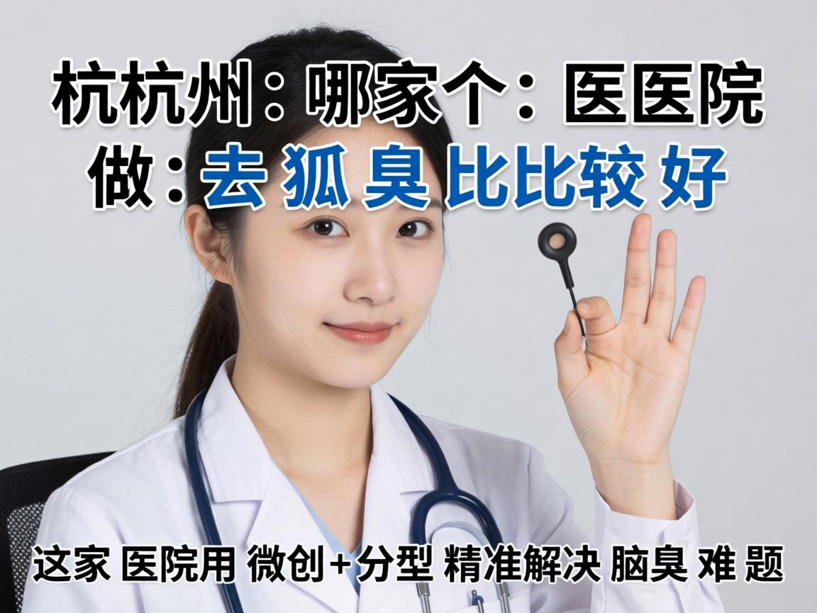 杭州哪个医院做去狐臭比较好?这家医院用微创+分型精准解决腋臭难题 杭州哪个医院做去狐臭比较好?这家医院用微创+分型精准解决腋臭难题