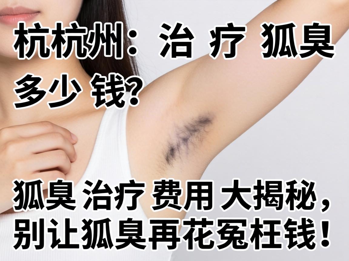 杭州治疗狐臭多少钱?狐臭治疗费用大揭秘,别让狐臭再花冤枉钱! 杭州治疗狐臭多少钱?狐臭治疗费用大揭秘,别让狐臭再花冤枉钱!
