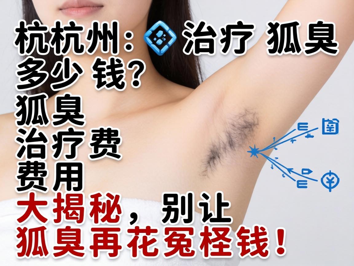 杭州治疗狐臭多少钱?狐臭治疗费用大揭秘,别让狐臭再花冤枉钱! 杭州治疗狐臭多少钱?狐臭治疗费用大揭秘,别让狐臭再花冤枉钱!