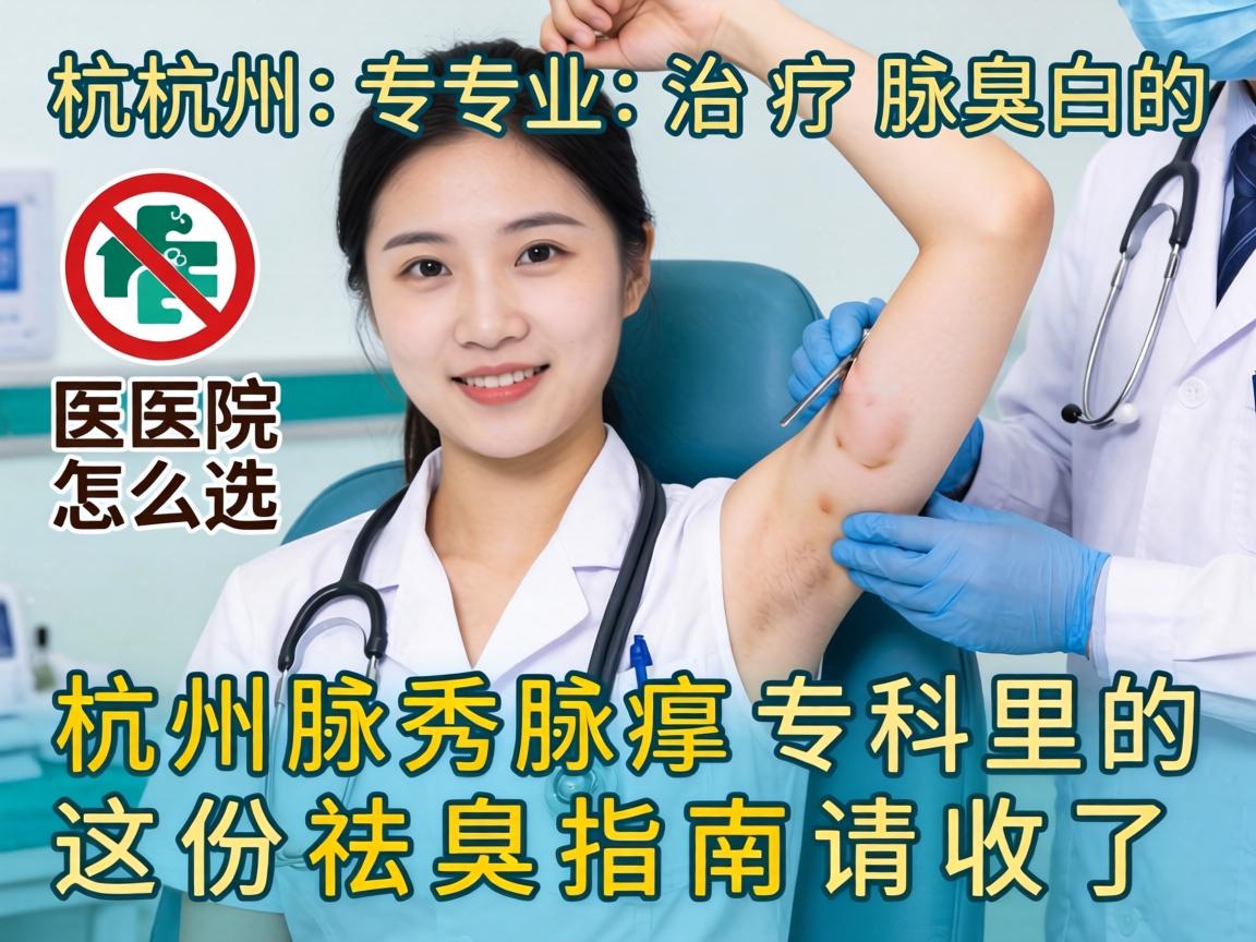 杭州专业治疗腋臭的医院怎么选?杭州腋秀腋臭专科的这份祛臭指南请收好 杭州专业治疗腋臭的医院怎么选?杭州腋秀腋臭专科的这份祛臭指南请收好