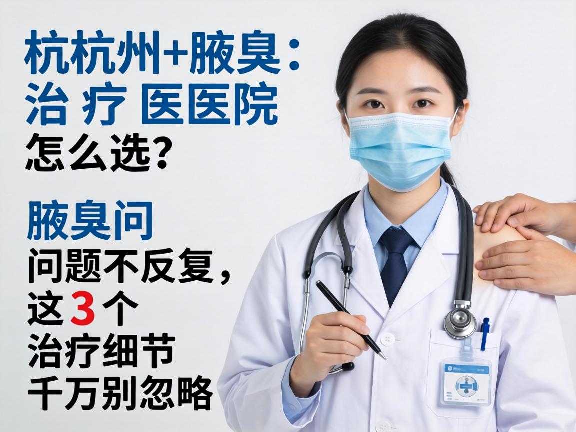 杭州腋臭治疗医院怎么选?腋臭问题不反复,这3个治疗细节千万别忽略 杭州腋臭治疗医院怎么选?腋臭问题不反复,这3个治疗细节千万别忽略