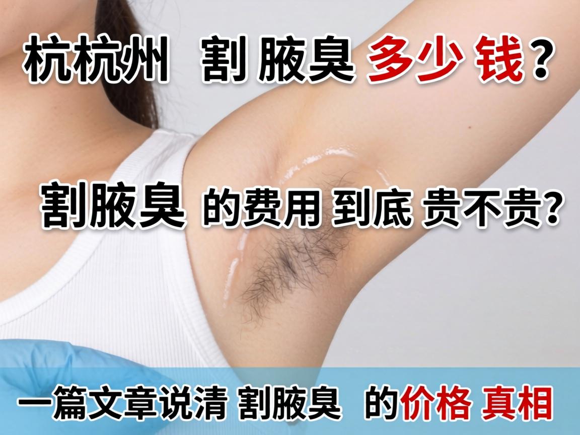 在杭州割腋臭多少钱?割腋臭的费用到底贵不贵?一篇文章说清割腋臭的价格真相 在杭州割腋臭多少钱?割腋臭的费用到底贵不贵?一篇文章说清割腋臭的价格真相