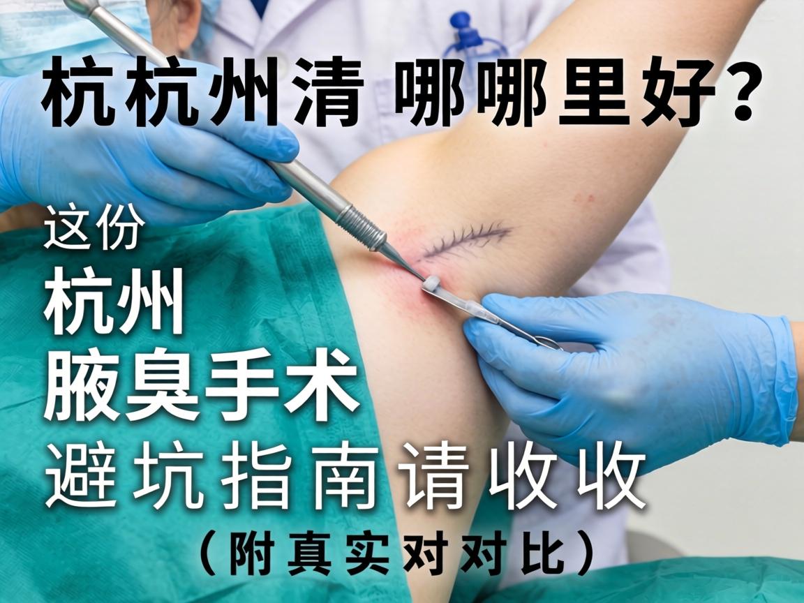 杭州清腋臭手术哪里好?这份杭州腋臭手术避坑指南请收好(附真实对比) 杭州清腋臭手术哪里好?这份杭州腋臭手术避坑指南请收好(附真实对比)