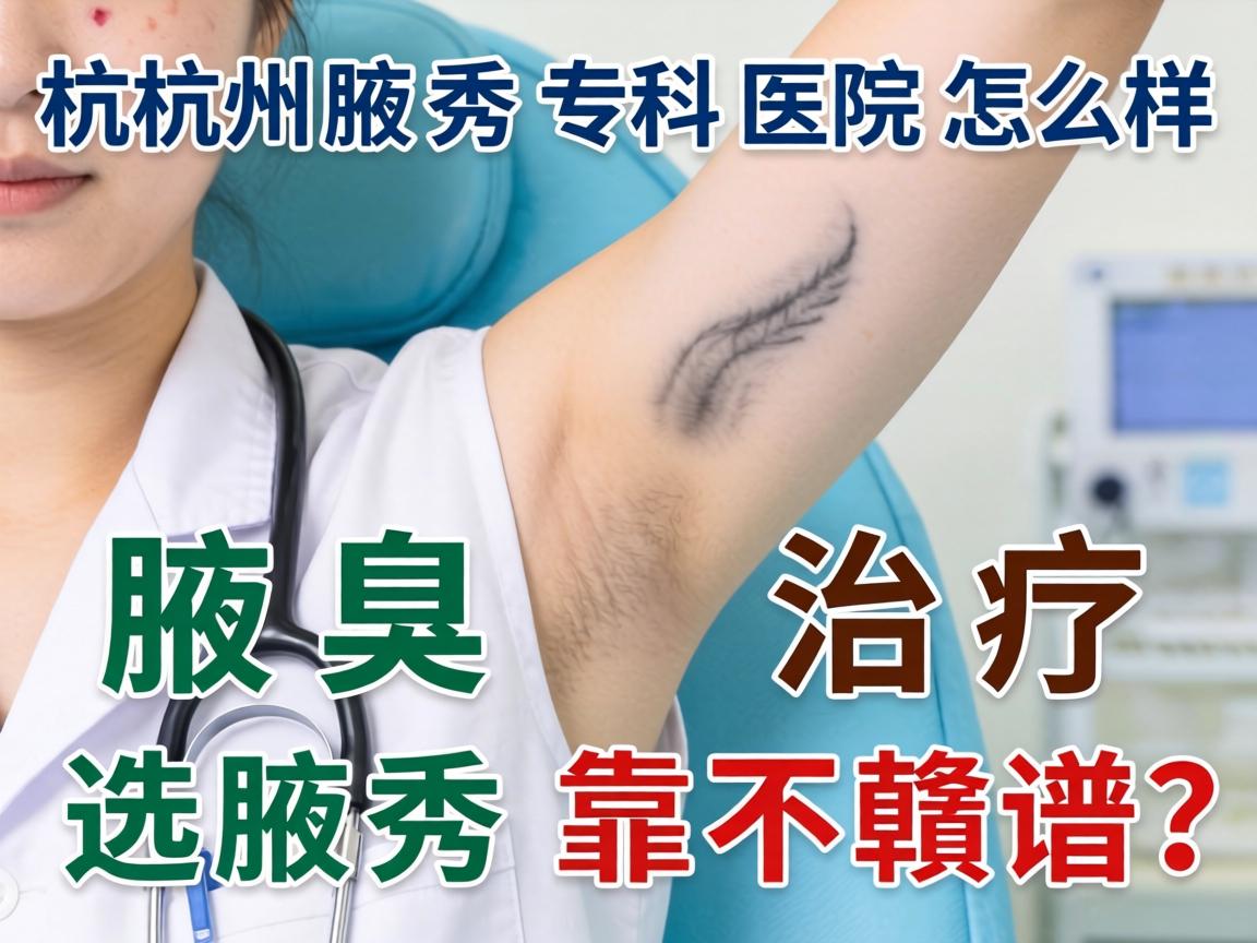 杭州腋秀专科医院怎么样?腋臭治疗选腋秀靠不靠谱? 杭州腋秀专科医院怎么样?腋臭治疗选腋秀靠不靠谱?